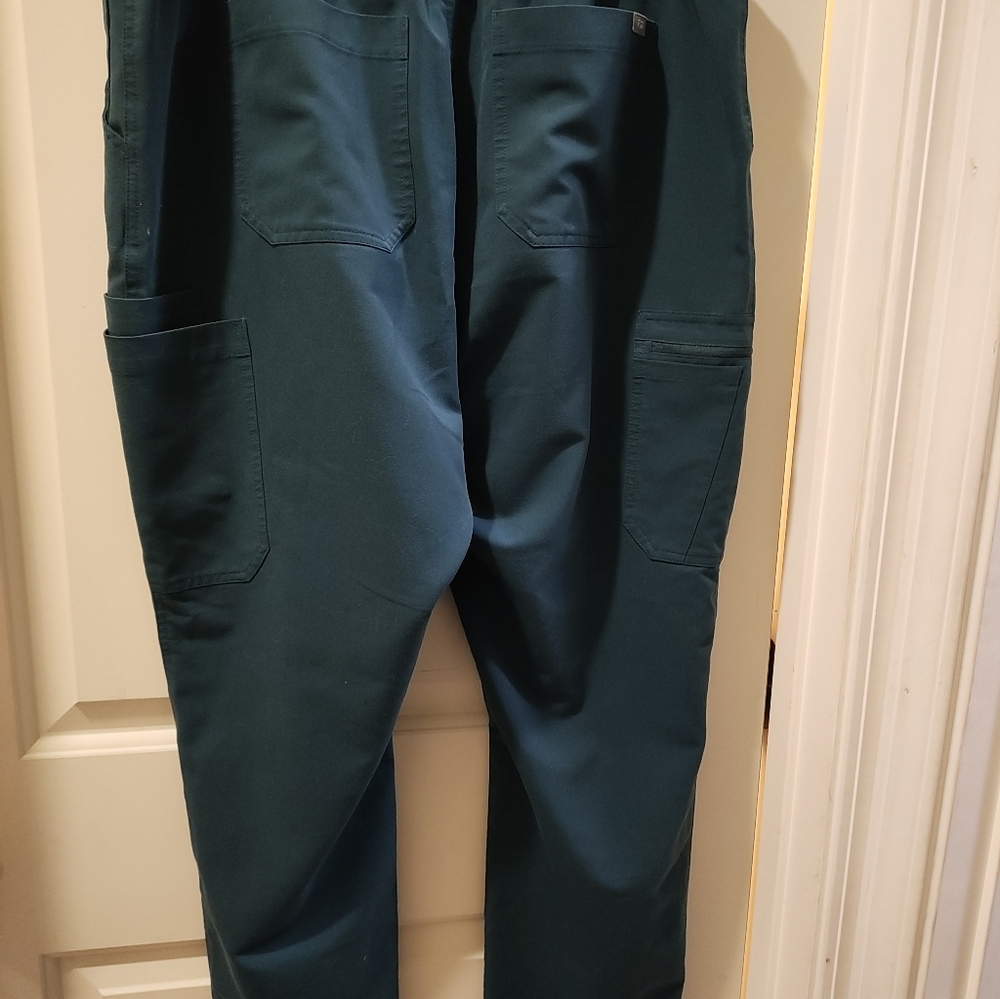 Figs Women's Caribbean Blue Scrub Pants - Picture 4 of 6